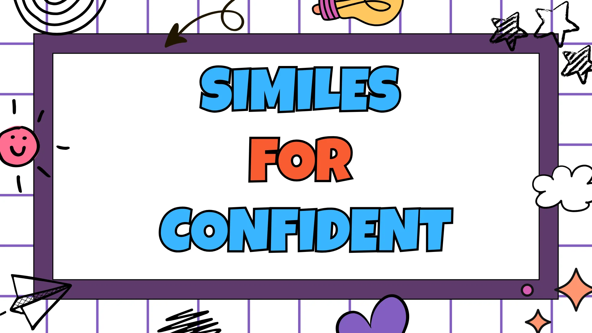 Similes For Confident