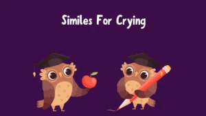 Similes For Crying