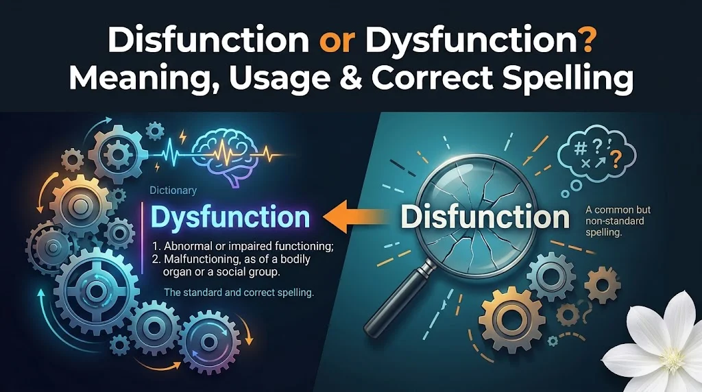 Disfunction or Dysfunction