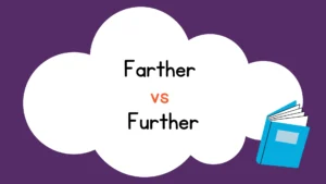 Farther vs Further
