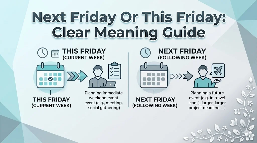 Next Friday Or This Friday