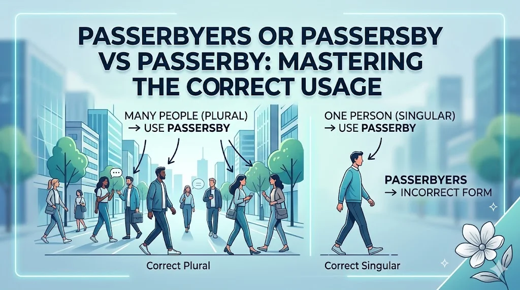 Passerbyers or Passers-by vs Passerby