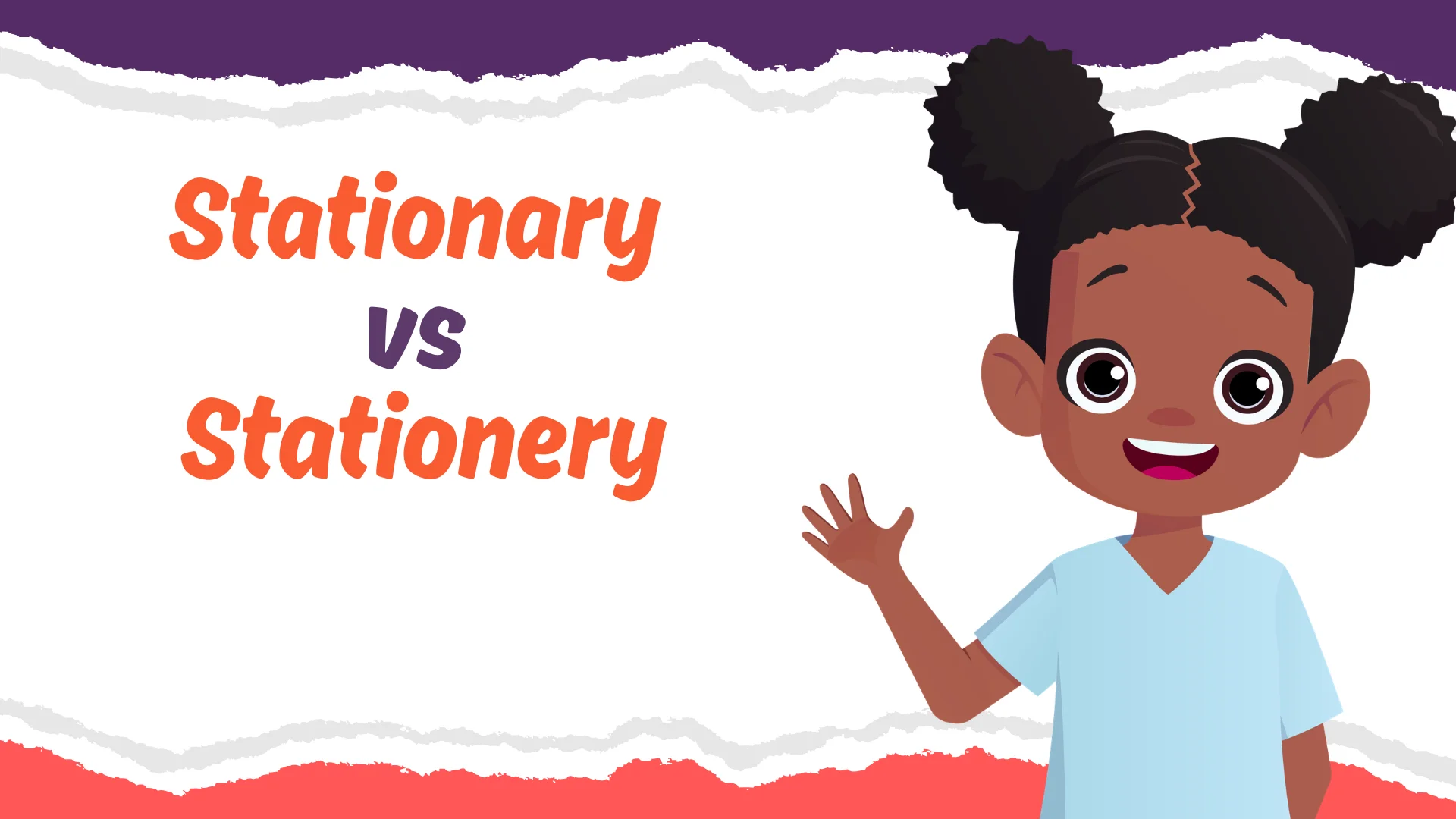 Stationary vs Stationery