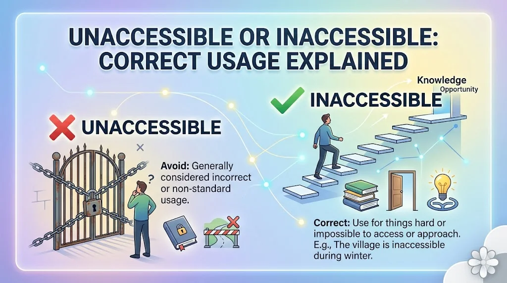 Unaccessible or Inaccessible