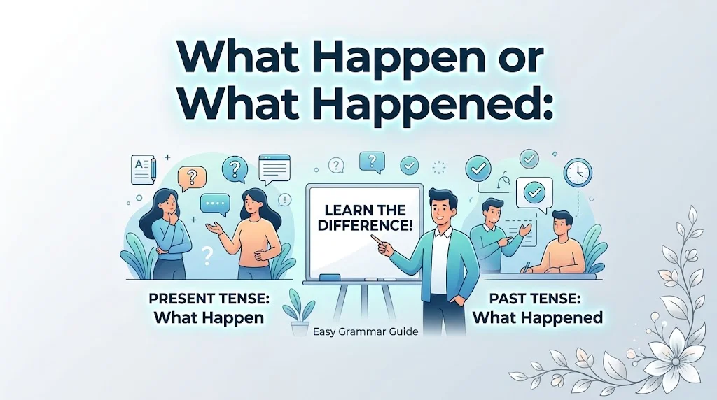 What Happen or What Happened