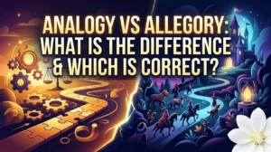 Analogy Vs Allegory