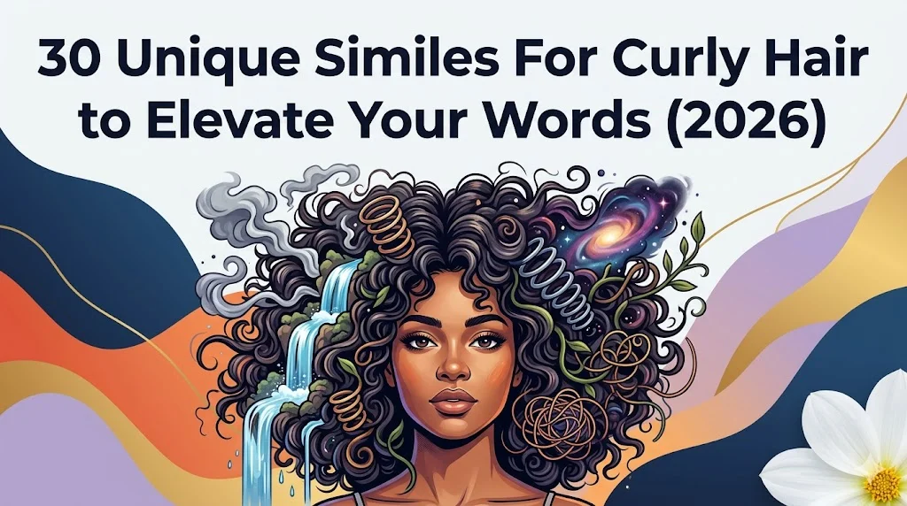 Similes For Curly Hair