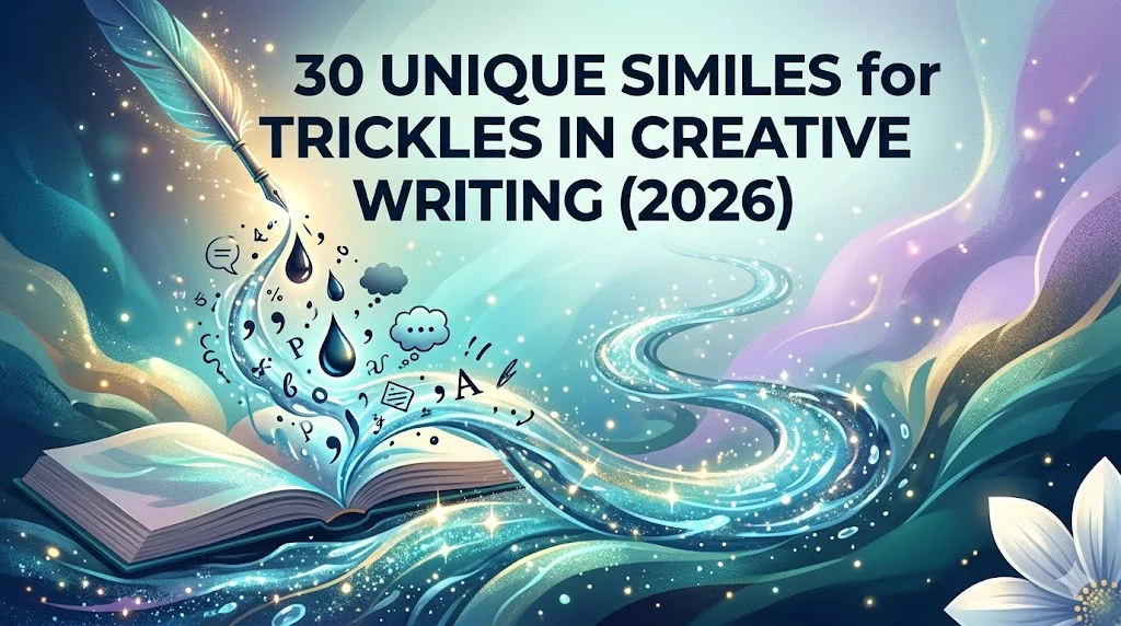 Similes for Trickles