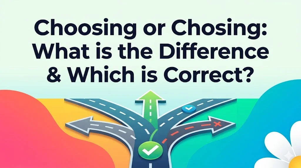 Choosing or Chosing