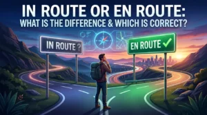 In Route Or En Route