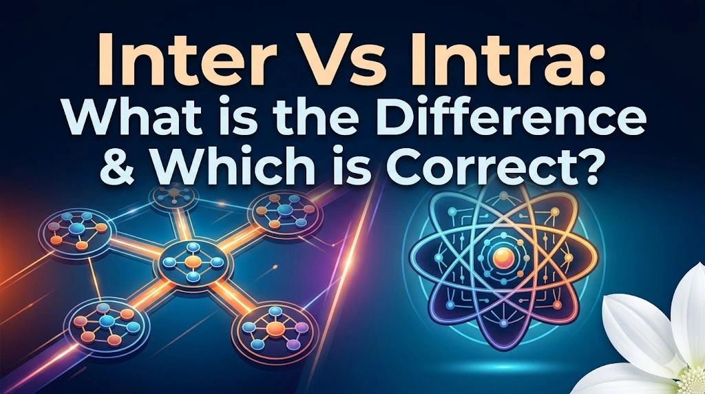 Inter Vs Intra: What is the Difference