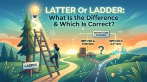 Latter Or Ladder