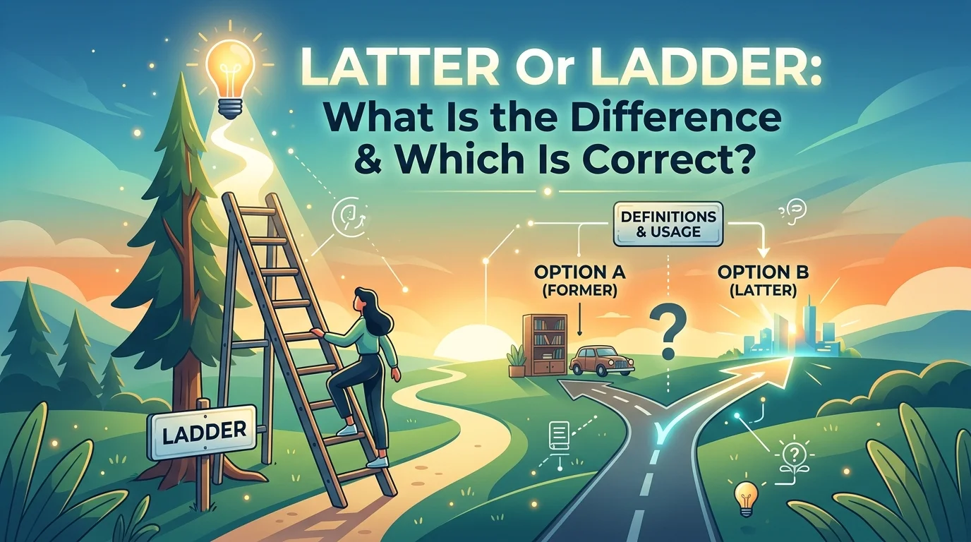 Latter Or Ladder