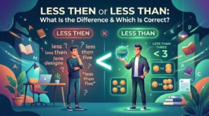 Less Then or Less Than