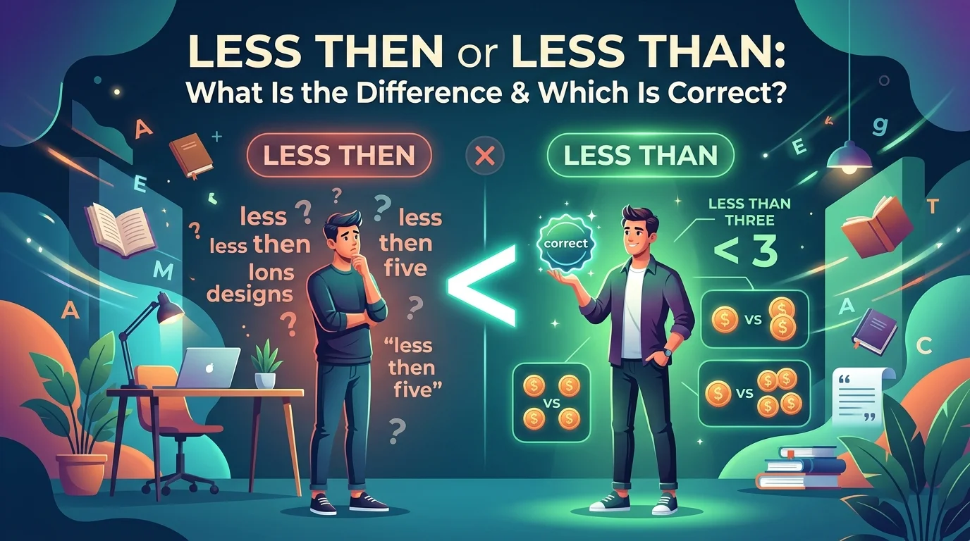 Less Then or Less Than