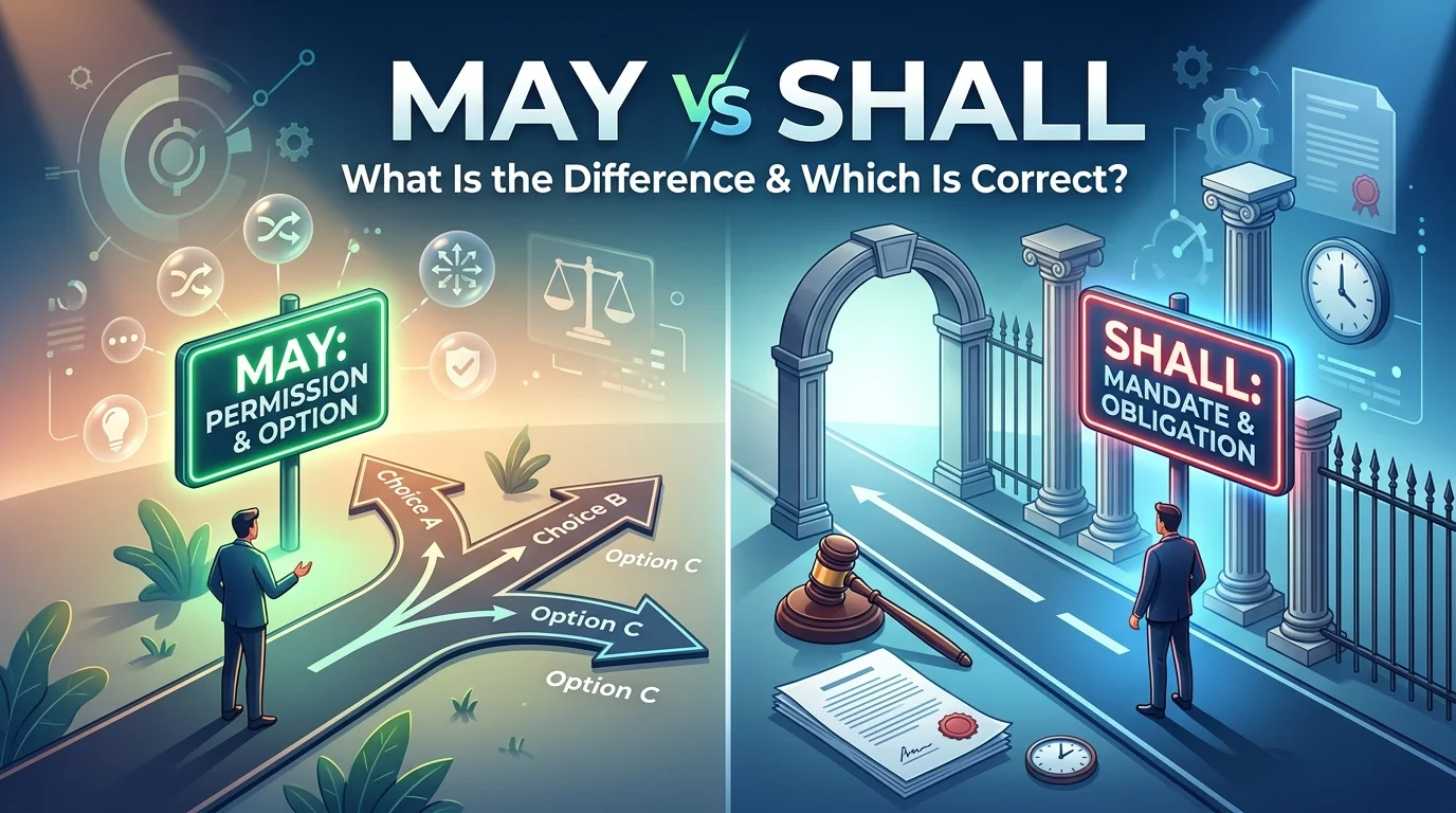 May vs Shall