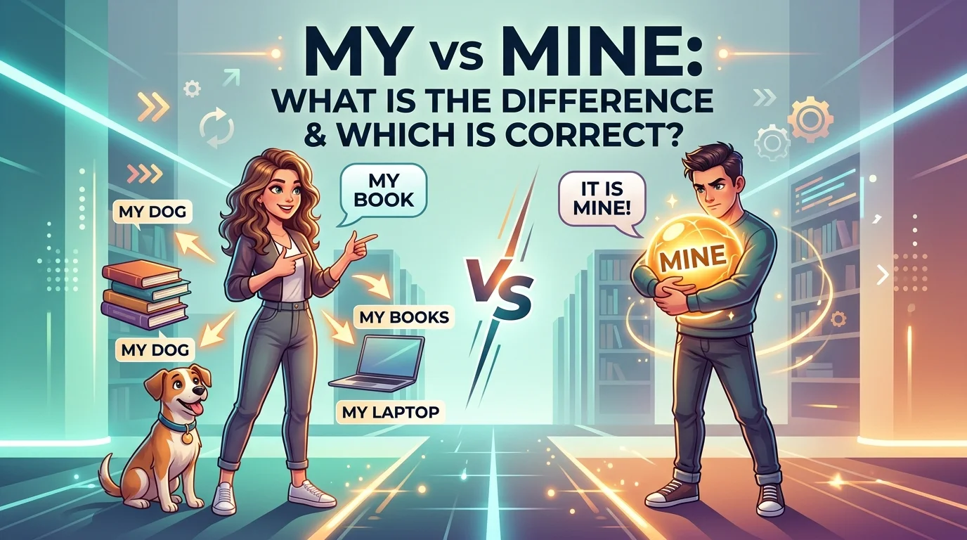My vs Mine