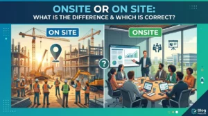 Onsite Or On Site