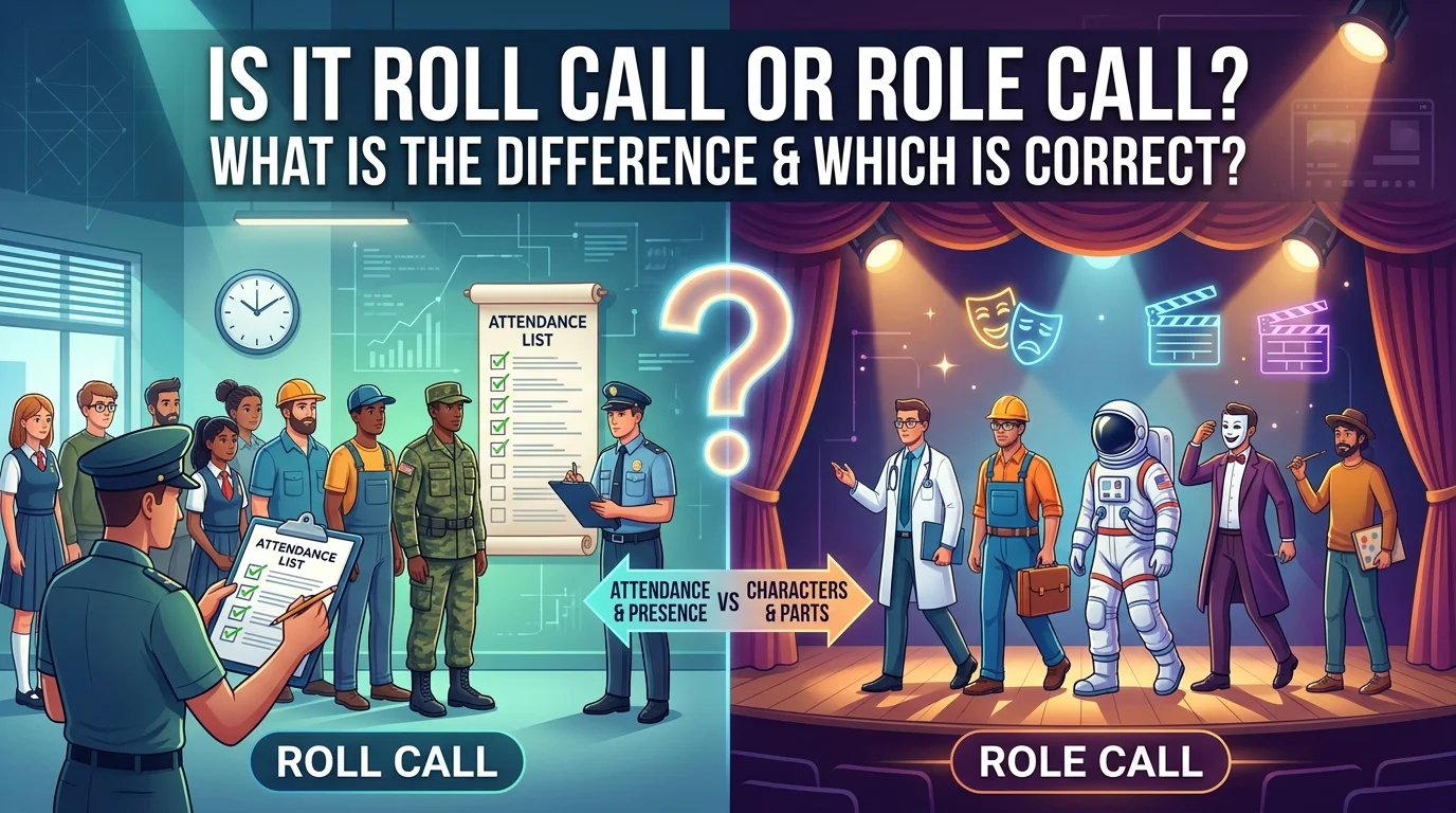 Roll Call Or Role Call