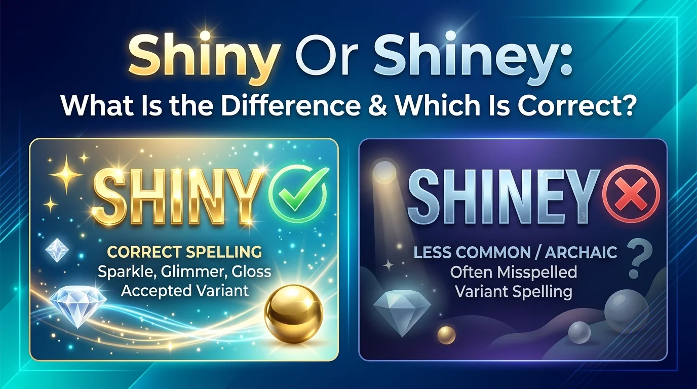 Shiny Or Shiney