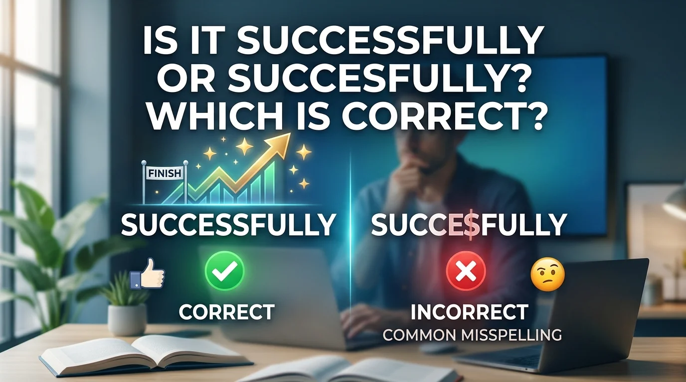 Successfully Or Succesfully