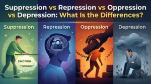 Suppression vs Repression vs Oppression vs Depression