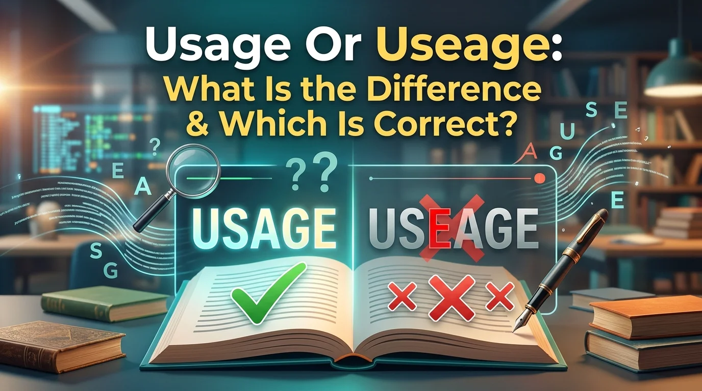 Usage Or Useage