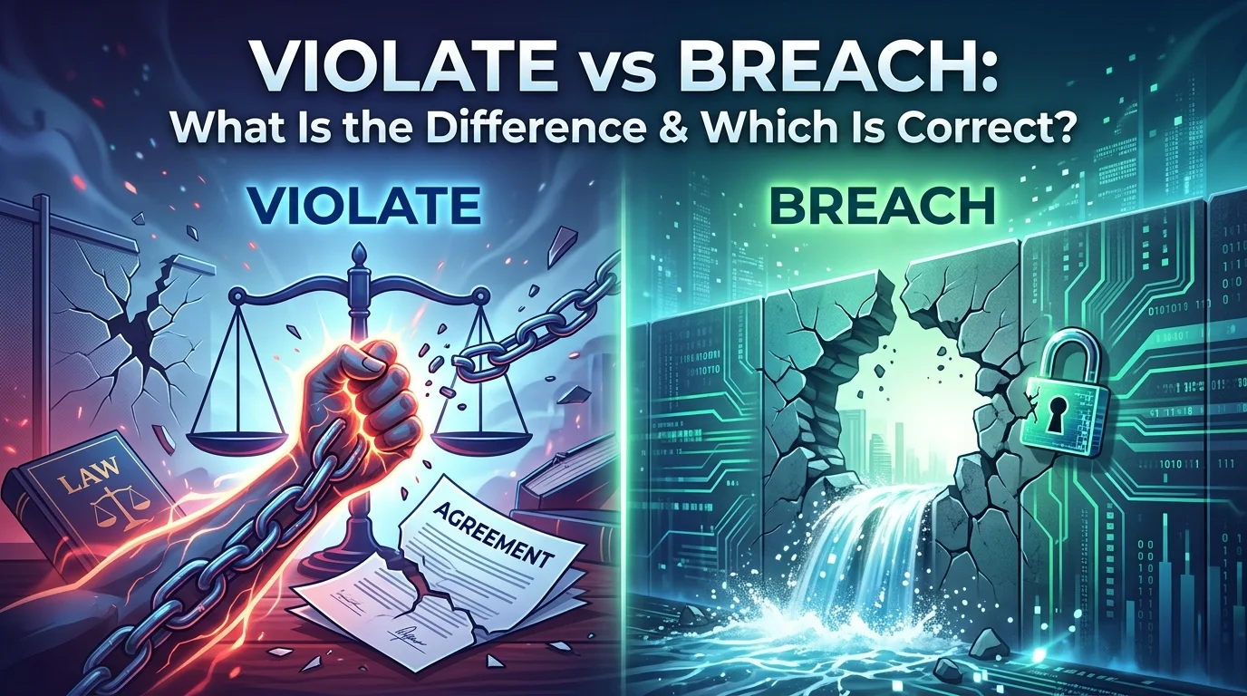 Violate vs Breach