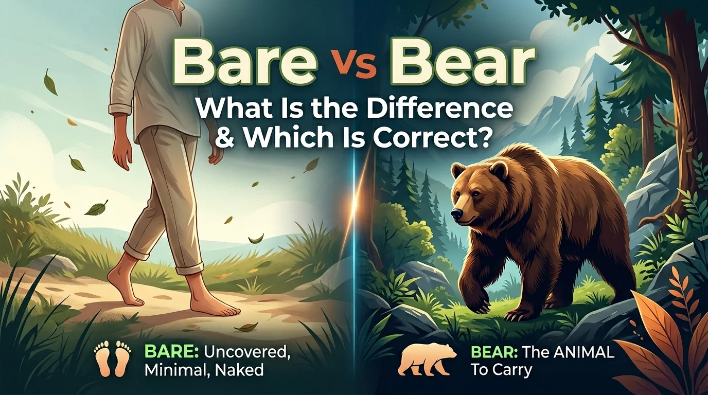 Bare vs Bear