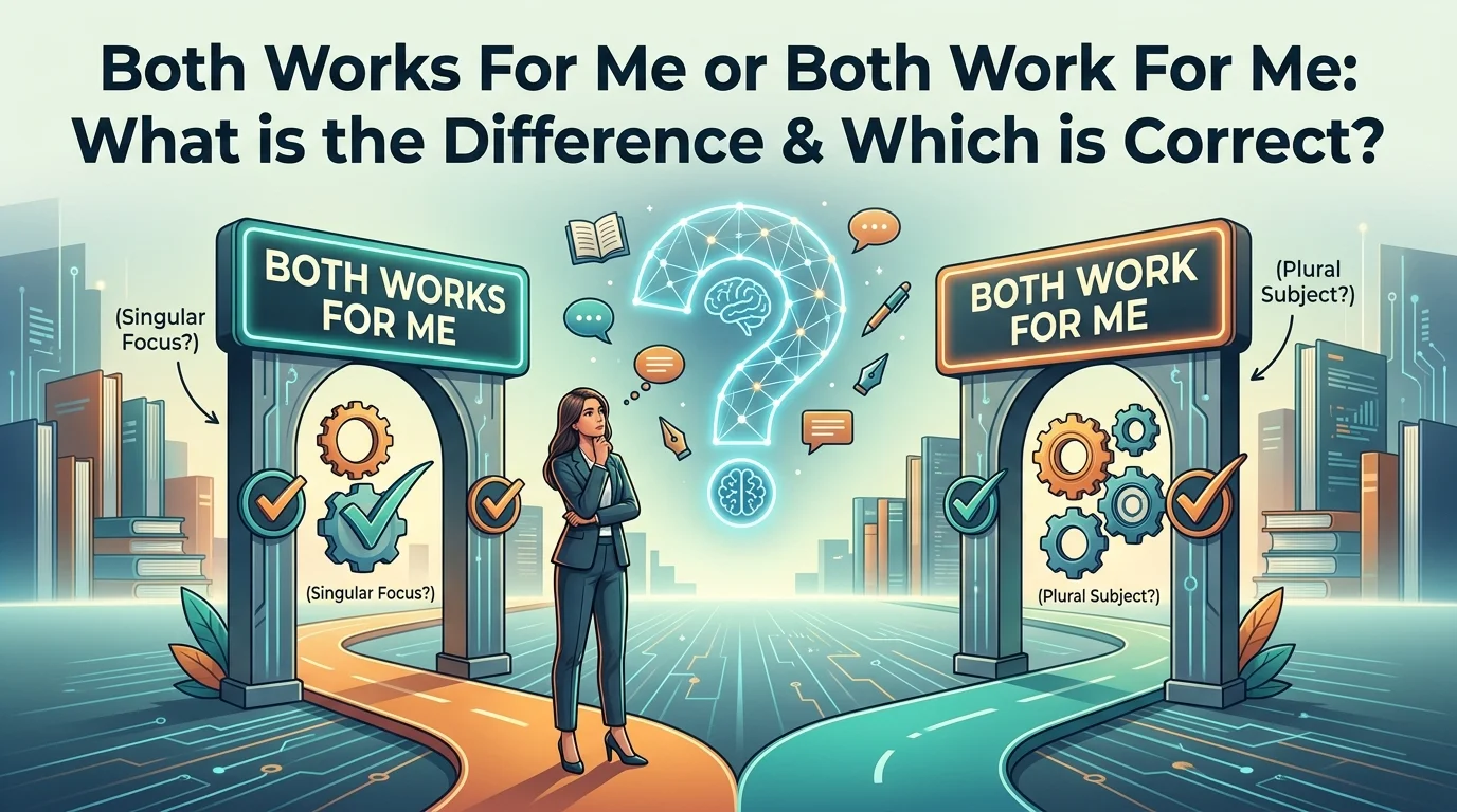 Both Works For Me or Both Work For Me