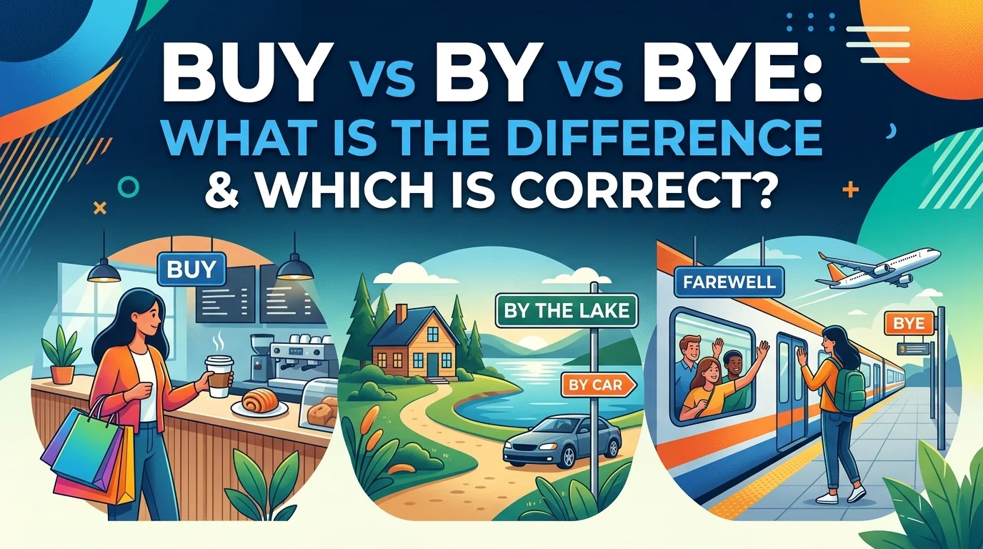 Buy vs By vs Bye