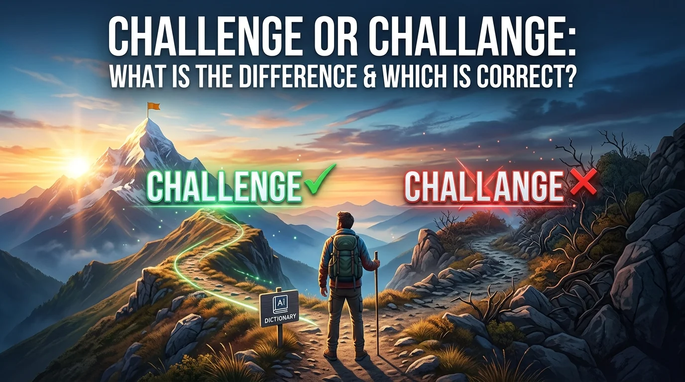 Challenge or Challange