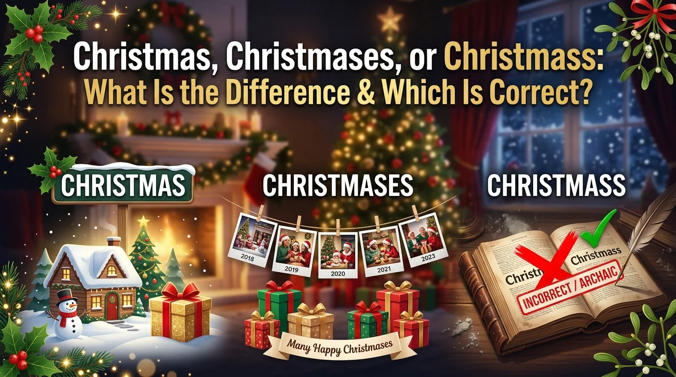 Christmas, Christmases, or Christmass