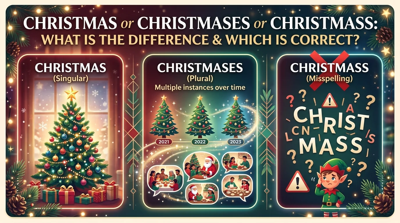 Christmas or Christmases or Christmass