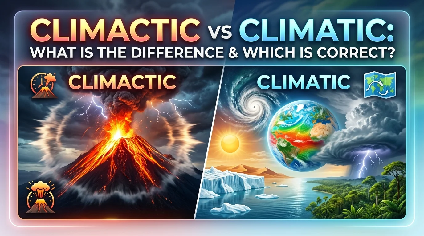 Climactic vs Climatic