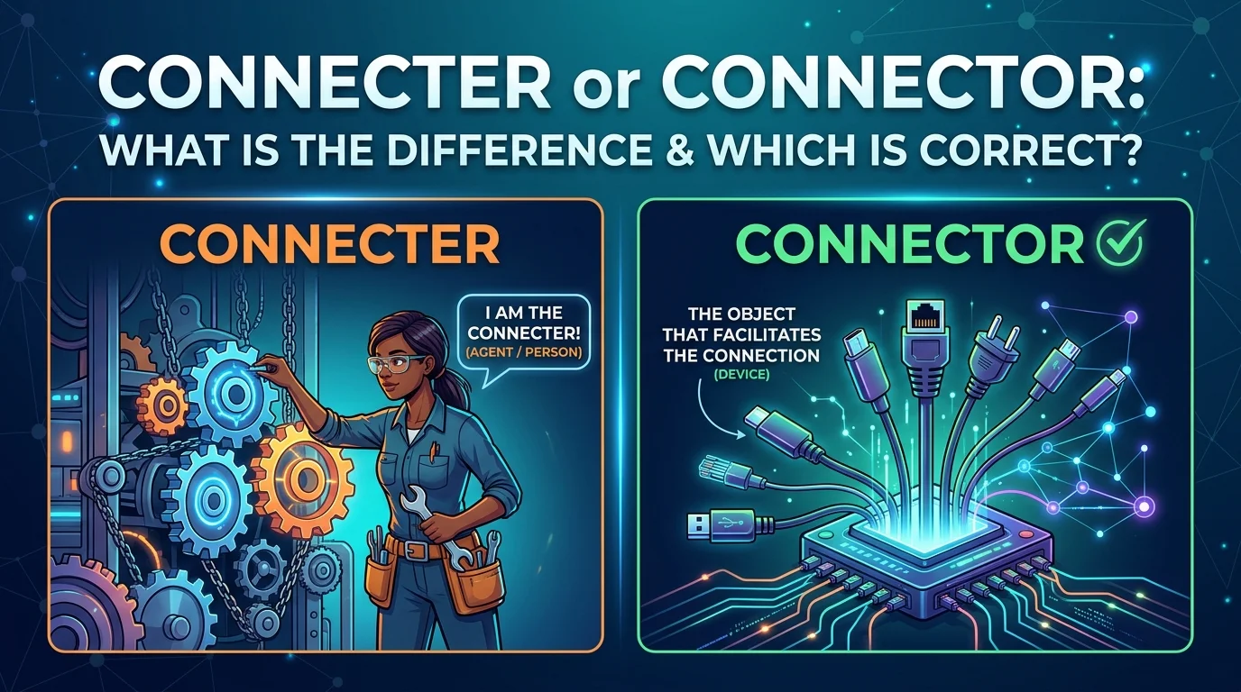 Connecter or Connector