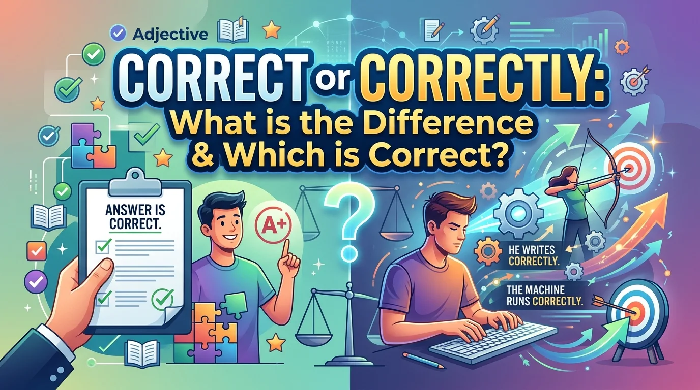 Correct or Correctly