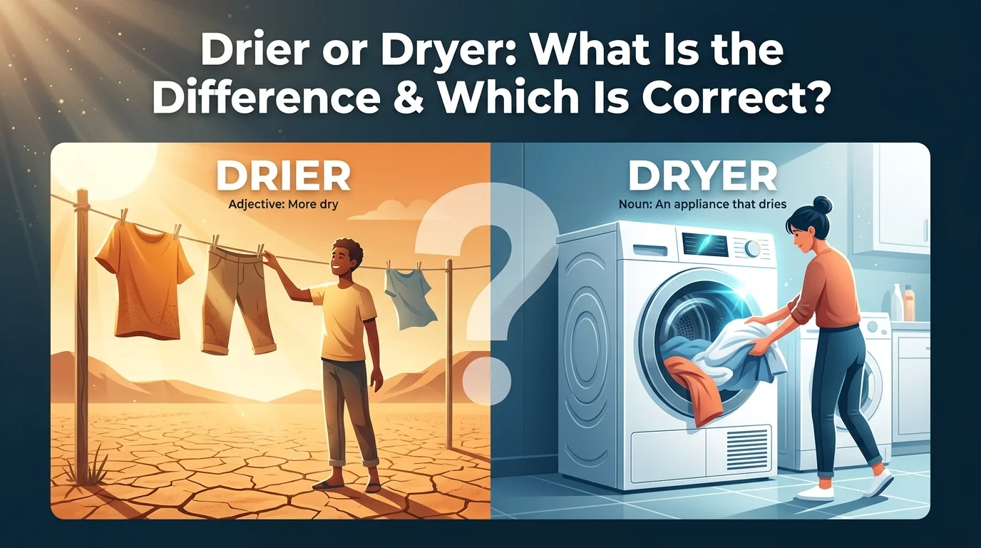 Drier or Dryer