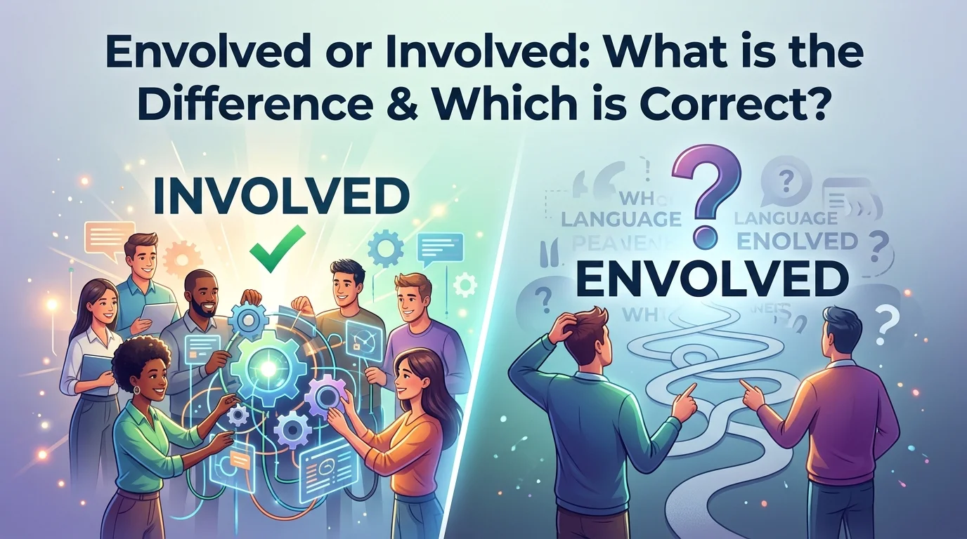 Envolved or Involved