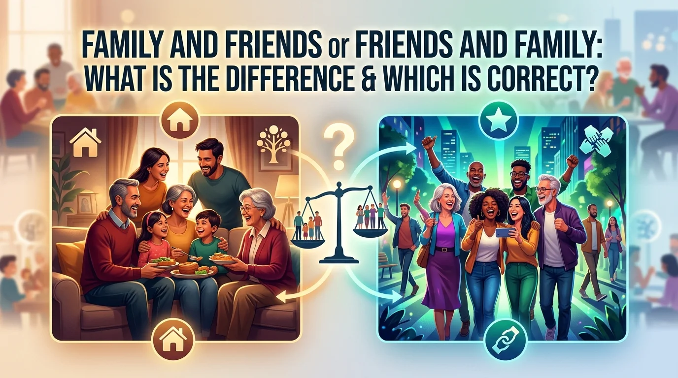 Family And Friends or Friends And Family