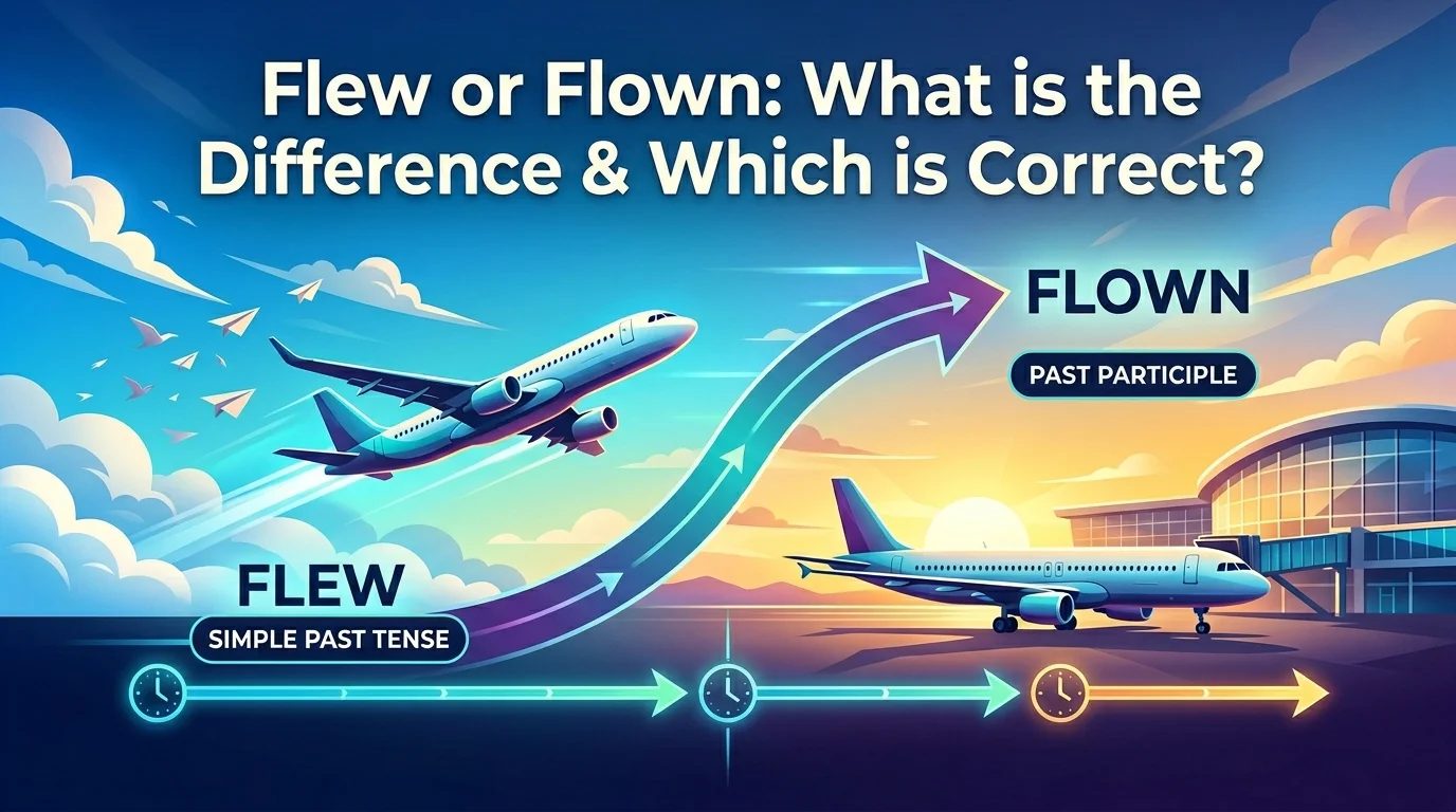 Flew or Flown