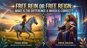 Free Rein or Free Reign
