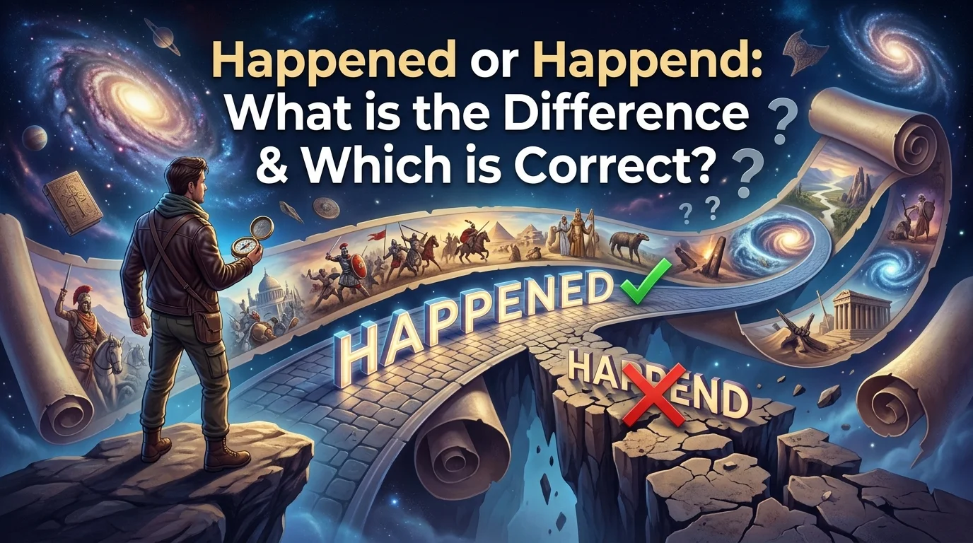 Happened or Happend