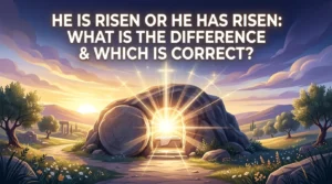 He Is Risen or He Has Risen