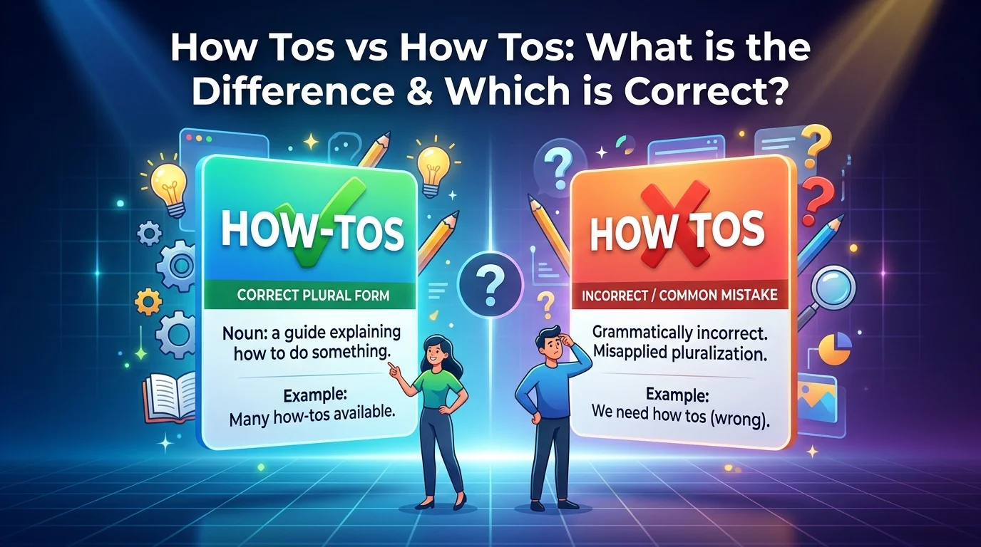 How Tos vs How Tos