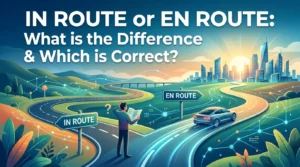 In Route or En Route