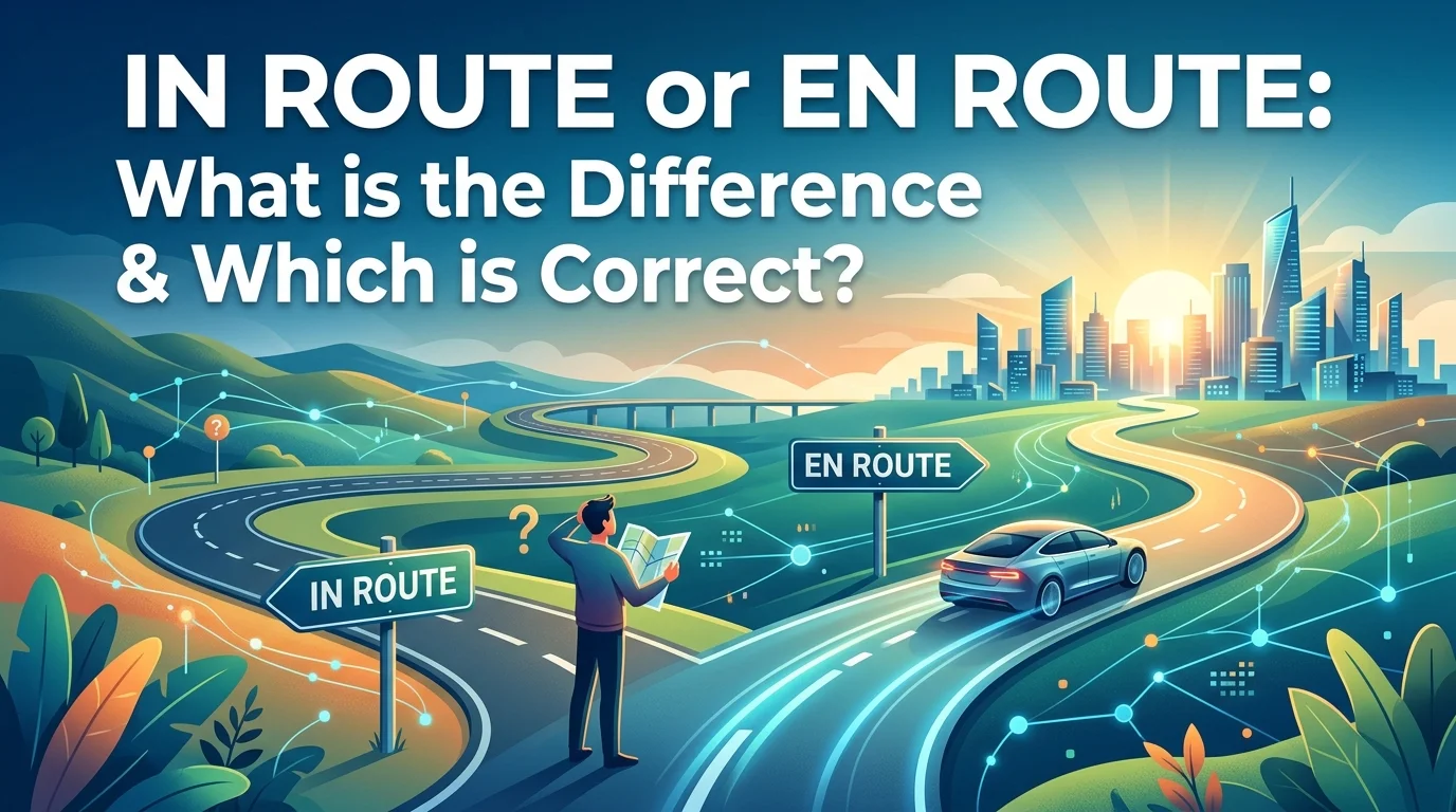 In Route or En Route