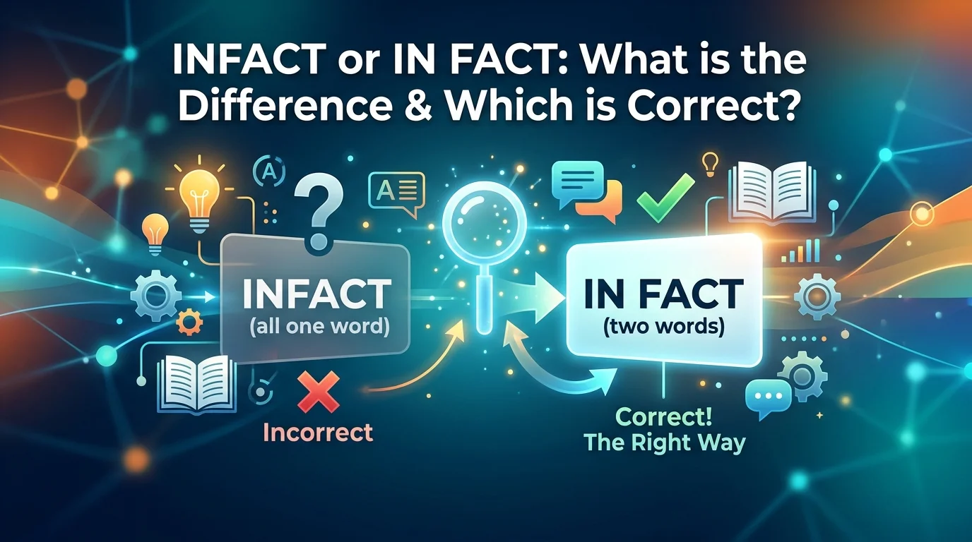 Infact or In Fact
