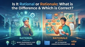 Is It Rational or Rationale