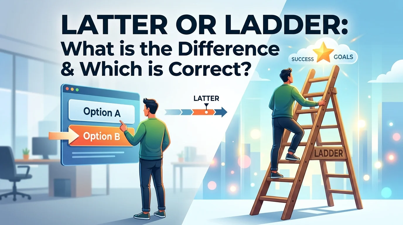 Latter or Ladder